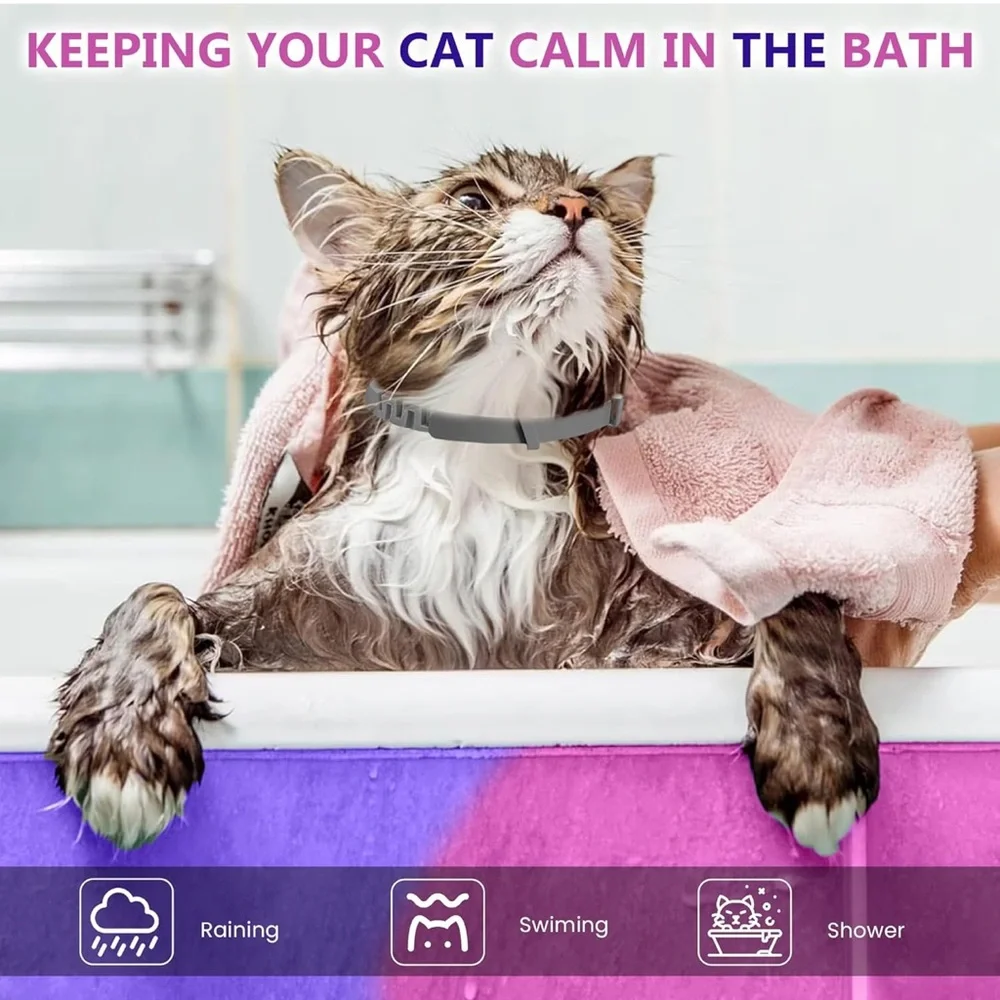 NWT Calming Collar for Cats Relief Anxiety Stress Separation and Bad Behaviors